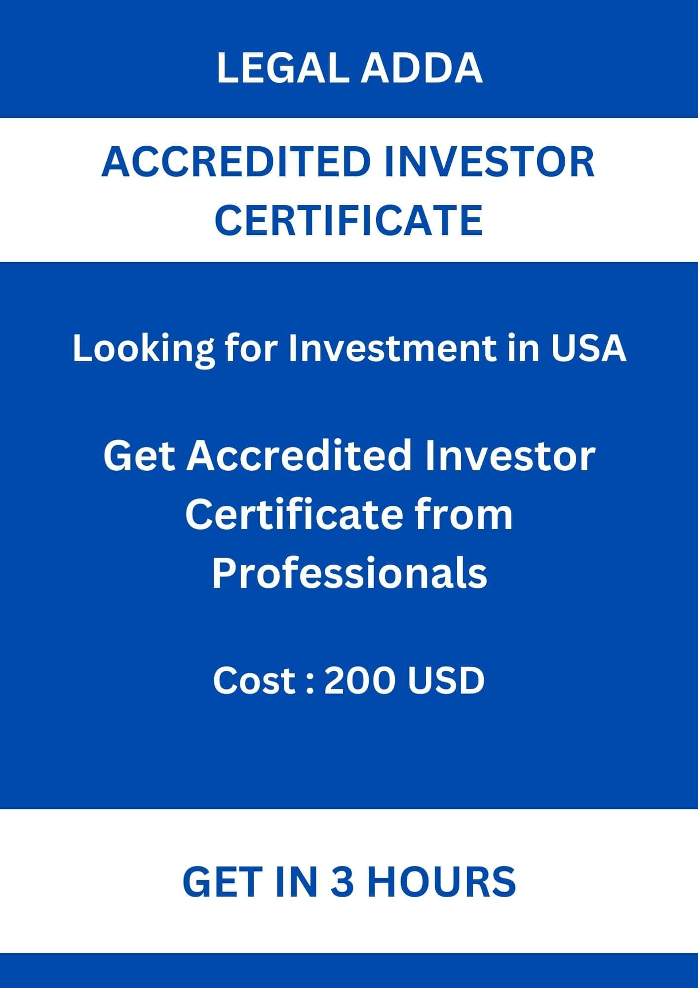 High-Quality Accredited Investor Opportunities for Accredited Investors thumbnail