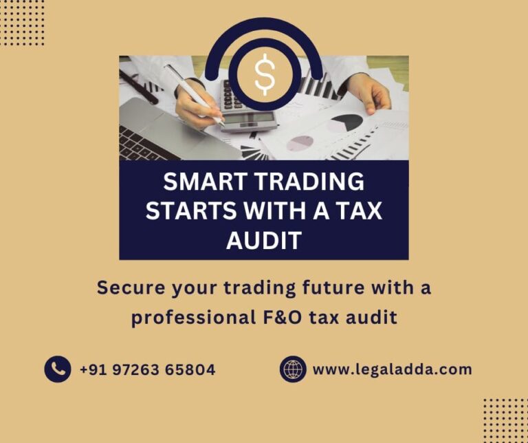 Tax Audit for Future and Options Trader