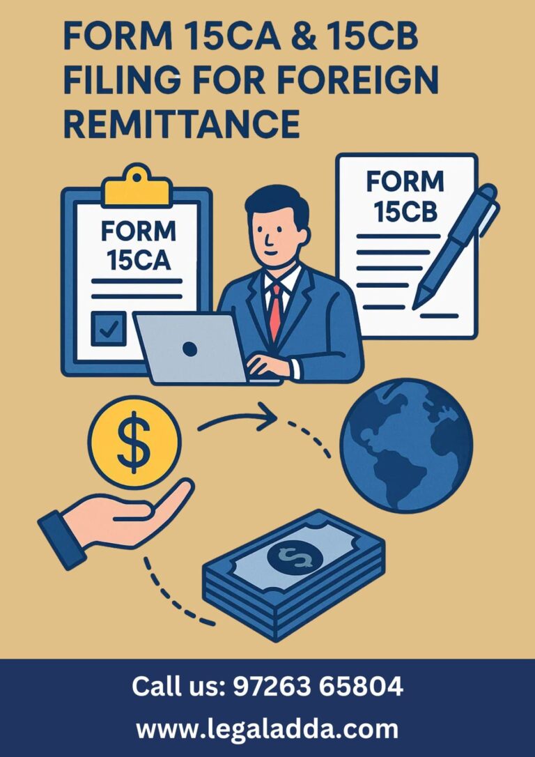 Form 15CA & 15CB Filing for Foreign Remittance